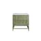James Martin Vanities Emmeline 36in Single Vanity, Pebble Oak w/ 3 CM Eternal Jasmine Pearl Top D100-V36-PBO-3EJP - alternate 1